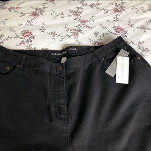 Black Charter Club Jeans. From Macy’s. Sz 20W.